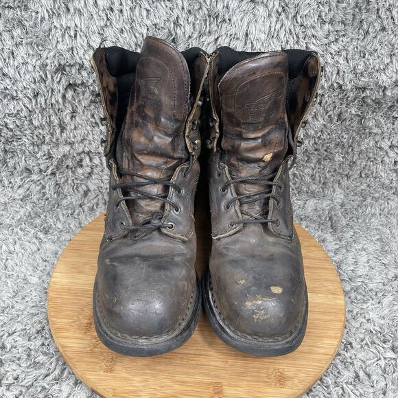 Red Wing Steel Toe Leather Work Boots Men's 10 D Waterproof 4435 - Picture 8 of 9